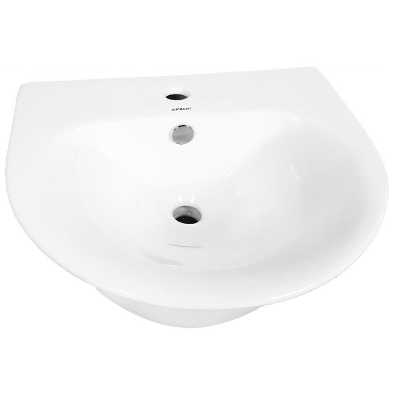Umywalka Podwieszana Durasan Fantasy Biała 30,5x47,5x42 cm 1 szt.