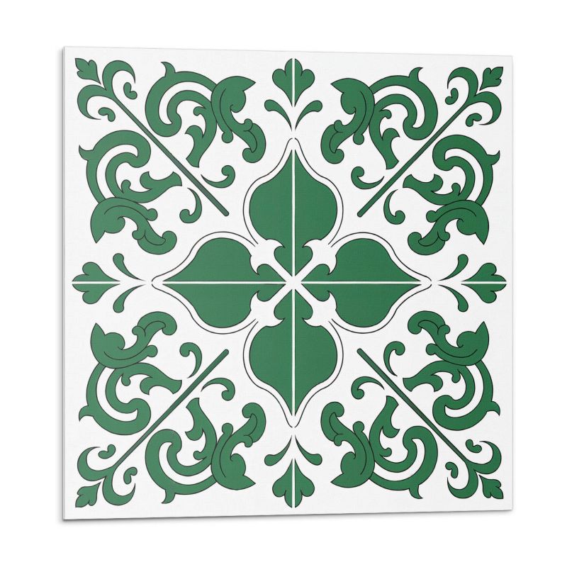 Kafelki samoprzylepne Wallfluent 50x50 cm Ornamentowe wzory roślinne w stylu klasycznym 4 szt.