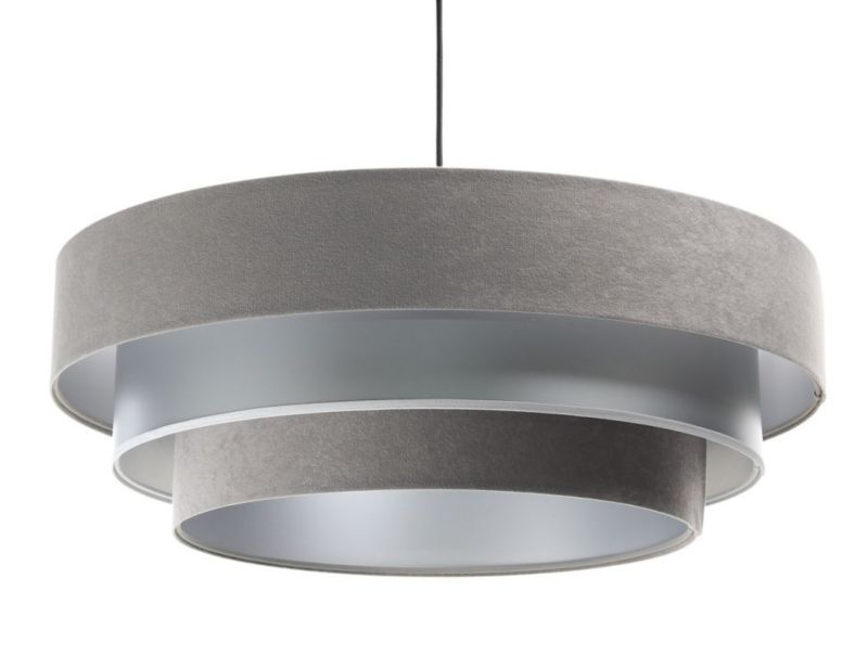 Lampa Bps Koncept wisząca TRIO MIX szara/srebrna 1 szt