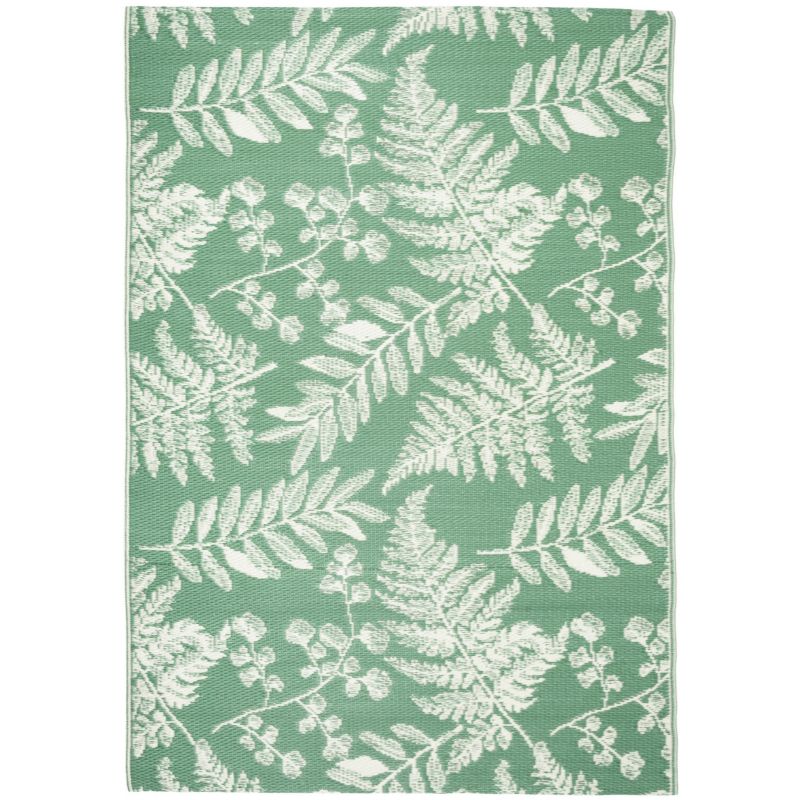Dywan zewnętrzny 120x170 cm e-floor liście zielony 1 szt