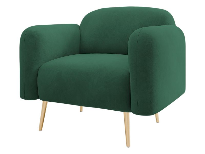 Fotel MIRJAN 24 Nami 1 butelkowa zieleń 1 szt.