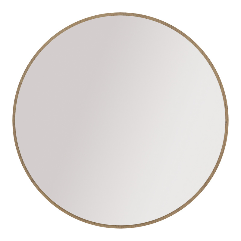 Lustro do toaletki 100 cm ścienne OVENTO dąb cremona