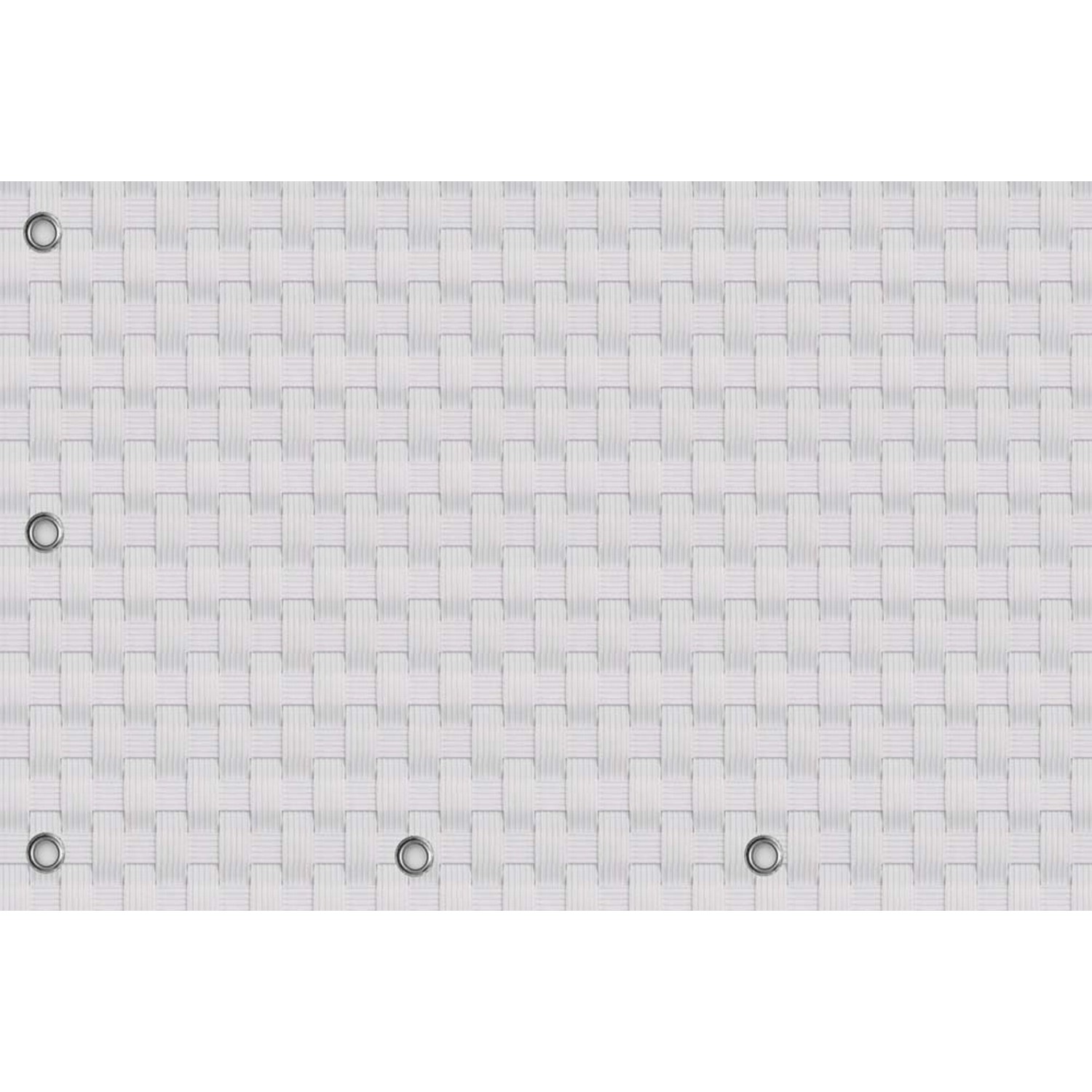 Mata rattanowa na wymiar biała - 10 x 90 cm