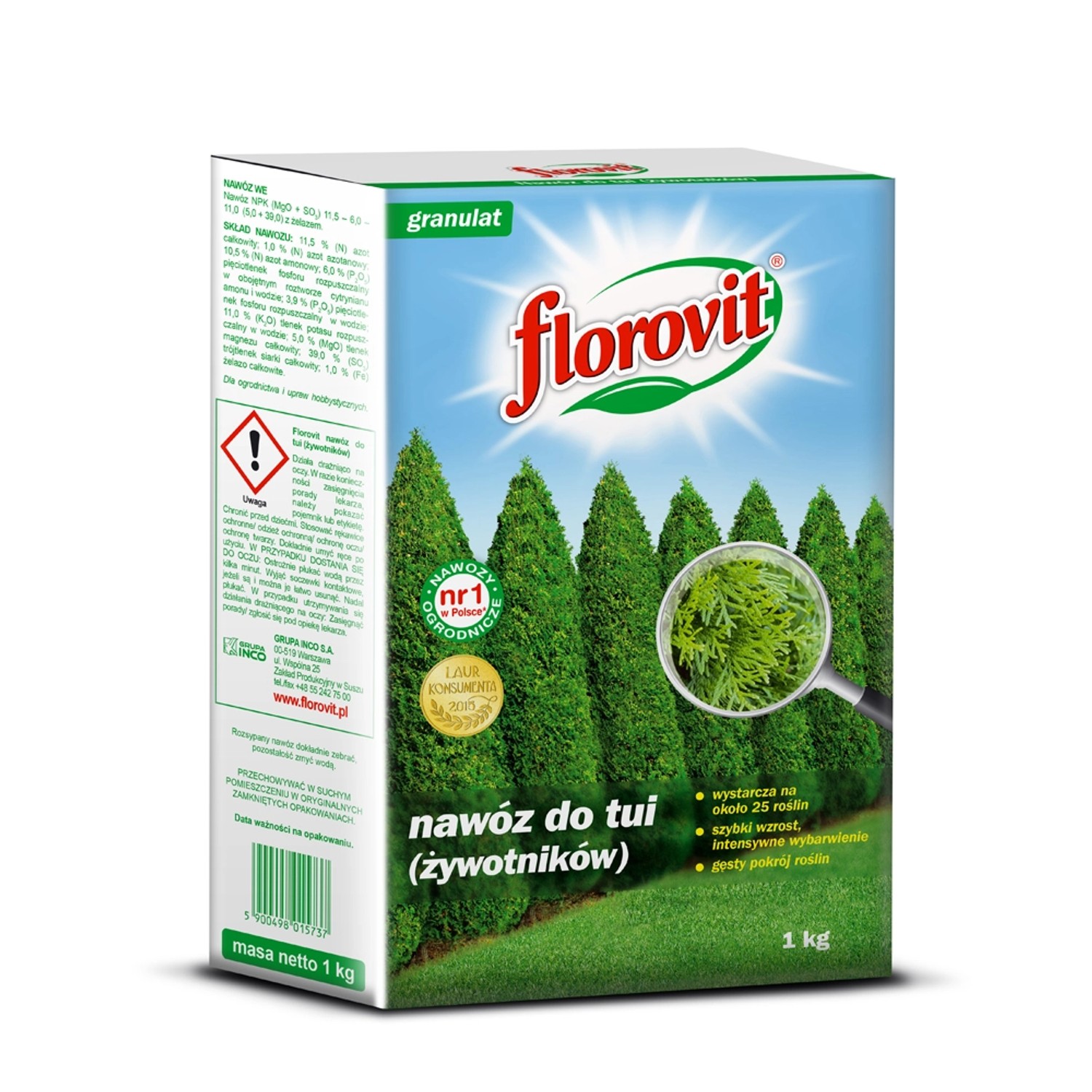 Florovit Nawóz do tui 1 kg.