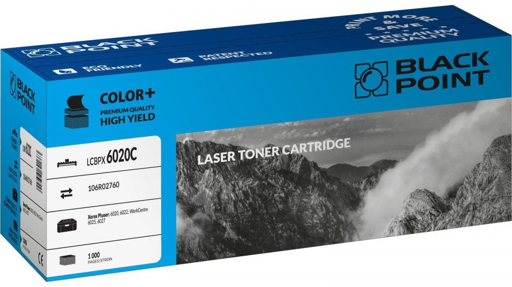 Toner Black Point LCBPX6020C (106R02760), 1000 stron, cyan (błękitny)