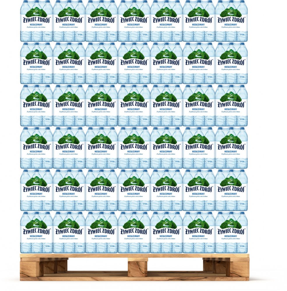 552x Woda niegazowana Żywiec Zdrój, 1.5l, butelka PET