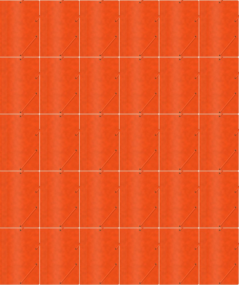 40x Teczka z gumką Office Products, A4, 390g/m2, preszpanowa, pomarańczowy
