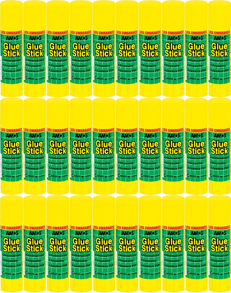 60x Klej biurowy Amos, w sztyfcie, 8g