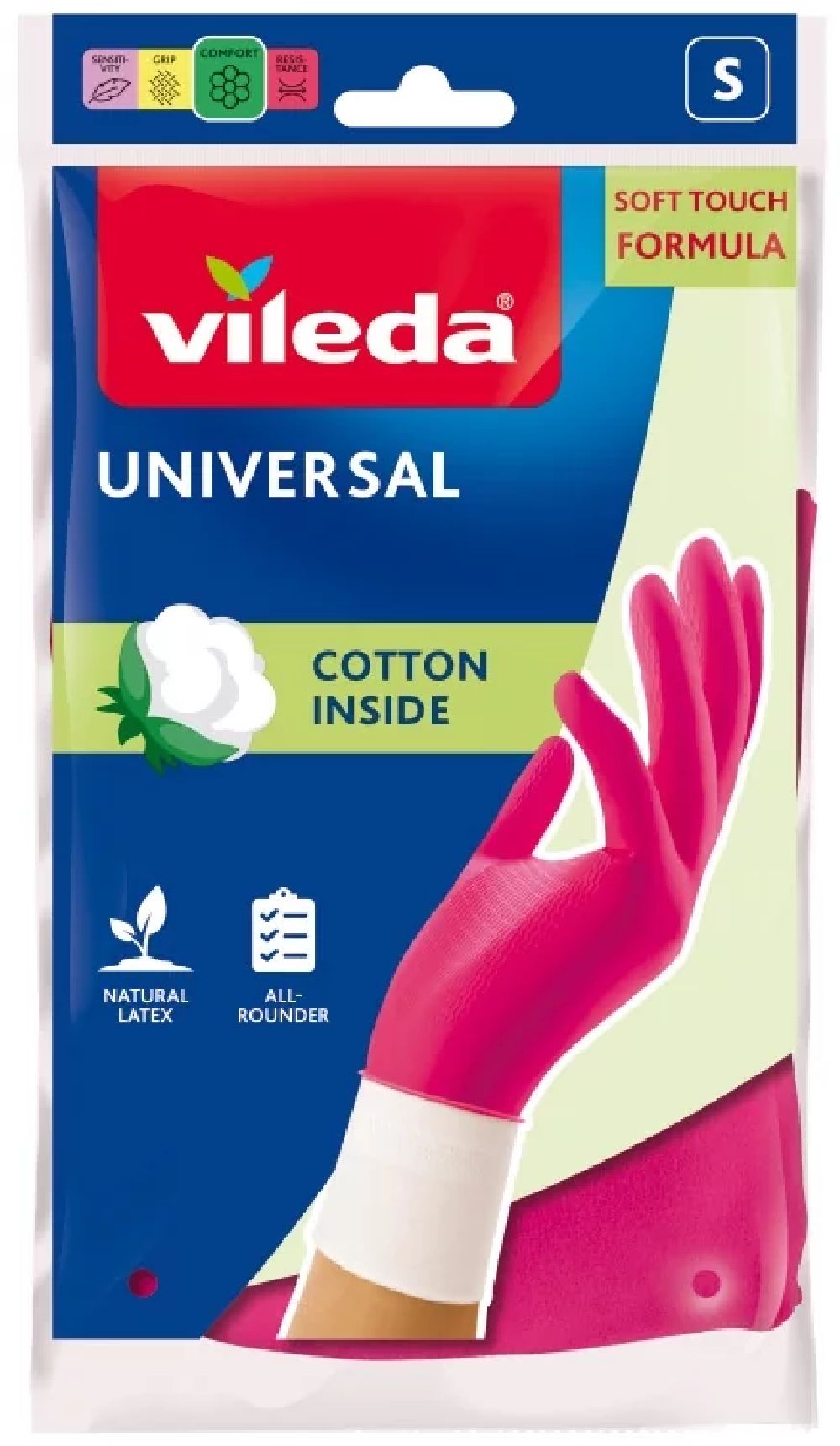 Vileda Universal rękawice rozmiar S 177516 - Wysyłka w 24h