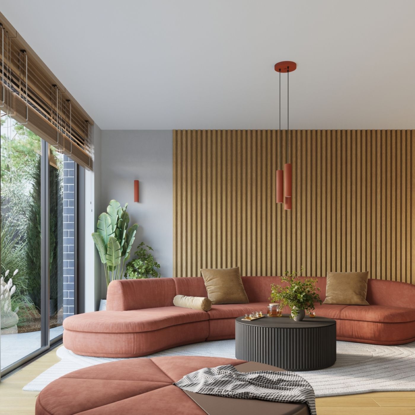 Sollux Lighting Karbon kinkiet 1x10 W czerwony SL.1654