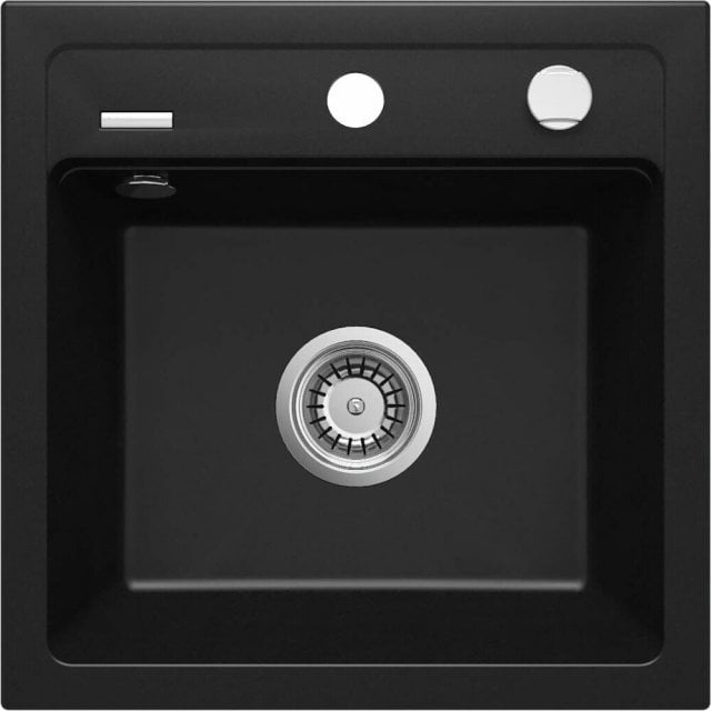 DEANTE Zlewozmywak granitowy ZORBA nero 1-komorowy ZQZ_N103