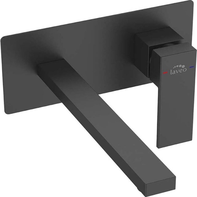 LAVEO Bateria umywalkowa podtynkowa KVADRATO z korkiem klik-klak czar
