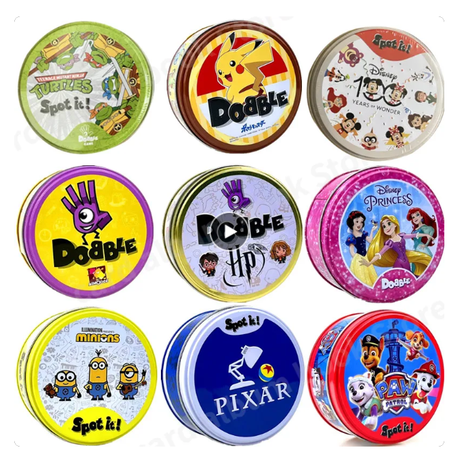 Dobble karty Gra Rodzinna