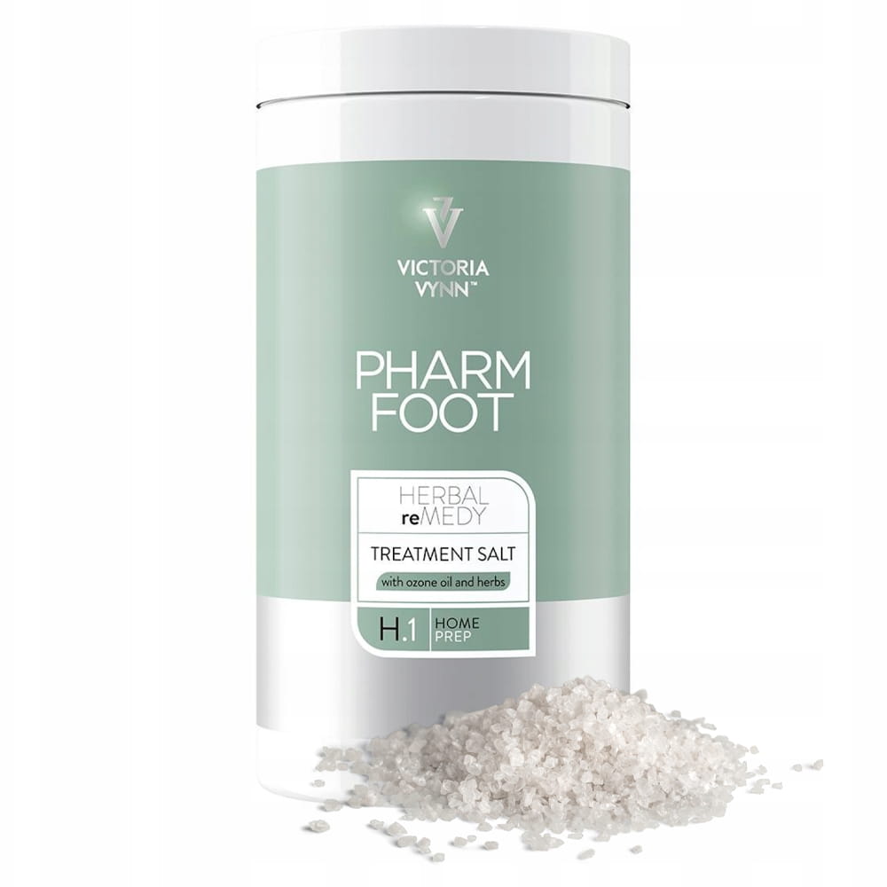 Sól zabiegowa z oliwą ozonowaną i ziołami Victoria Vynn Pharm Foot Herbal reMEDY 500g