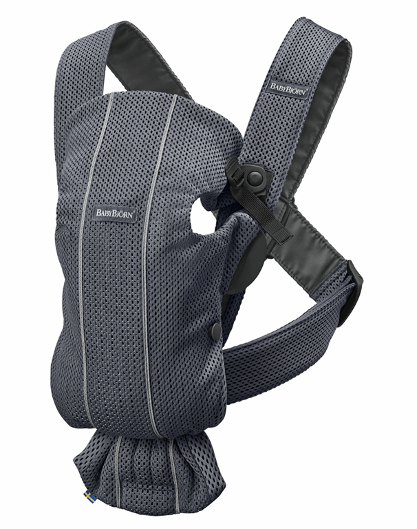 BabyBjorn, Mini 3D MESH - nosidło biodrowe-Antracytowy