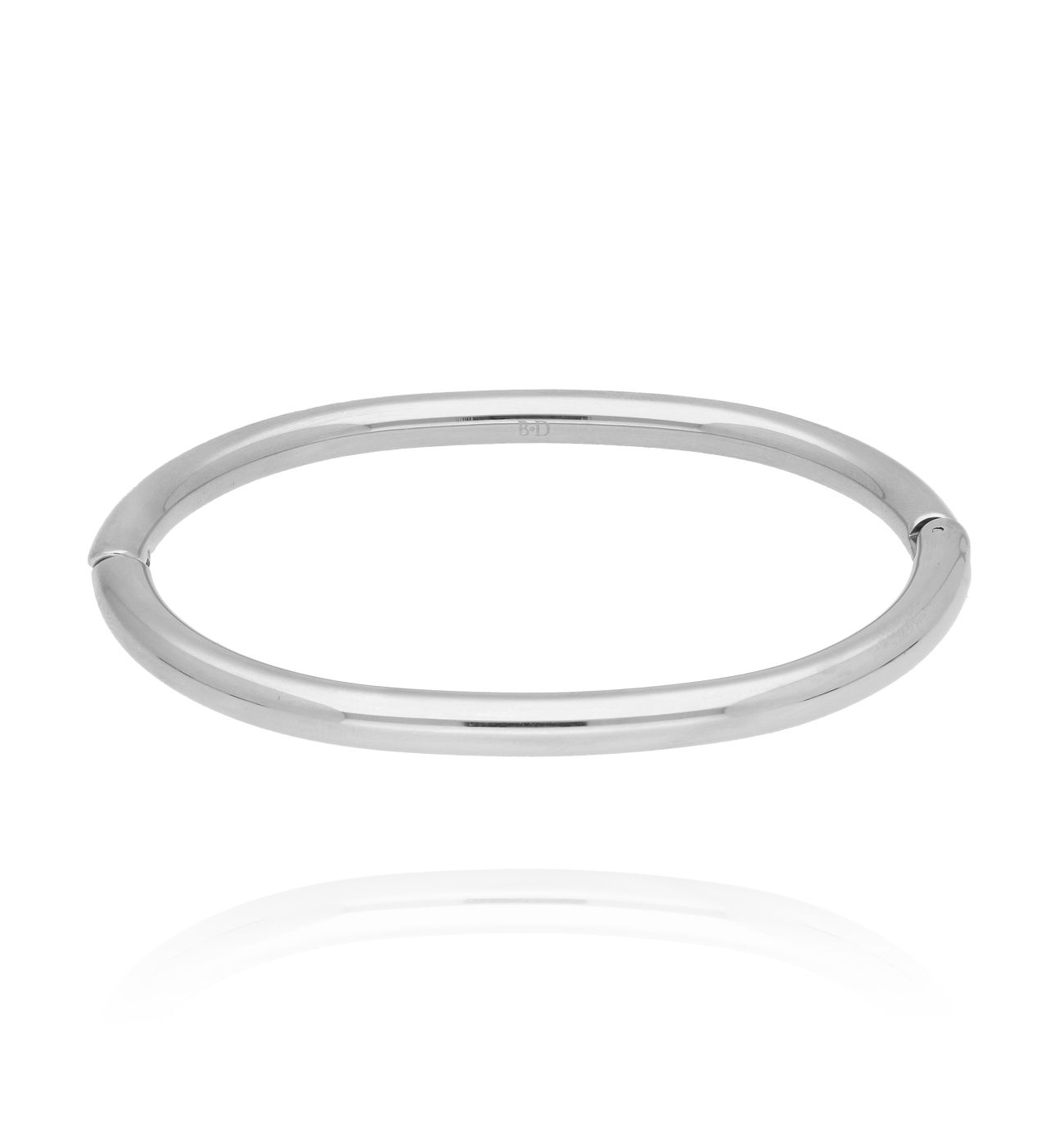 Bransoletka srebrna obręcz zapinana Timeless Tides - By Dziubeka