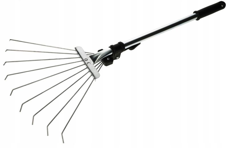 Grabie KOTARBAU 9-zębne do liści 320 mm z trzonem 1 szt.