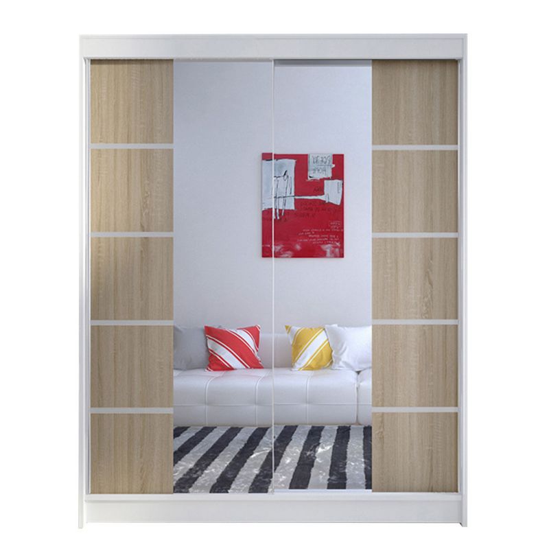 Szafa MIRJAN 24 z drzwiami przesuwnymi Camino V biały/dąb sonoma 1 szt.