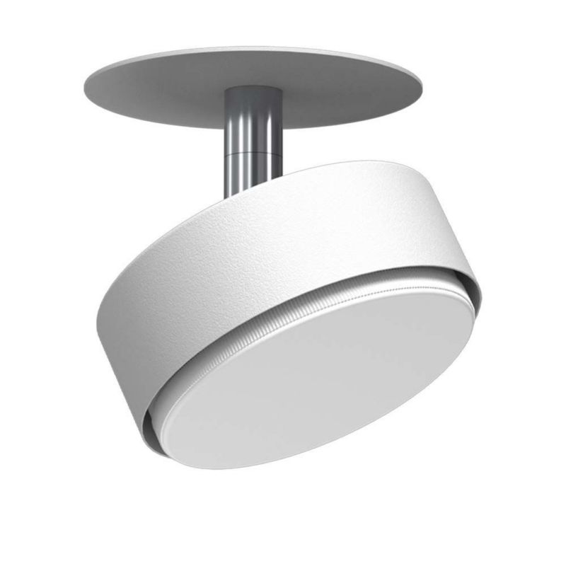 Oprawa sufitowa wpuszczana Brosline Drop biała ruchoma 1 x GX53 x 9W IP20 wym: 7,5 x 8 x 8 cm okrągła - 1 szt.