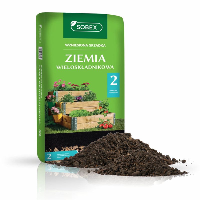 Ziemia Wzniesiona Grządka SOBEX 50L 1 szt.