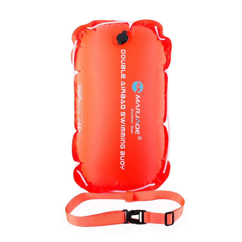 Bojka asekuracyjna Be-active.pl dmuchana do pływania dwukomorowa 1 szt.