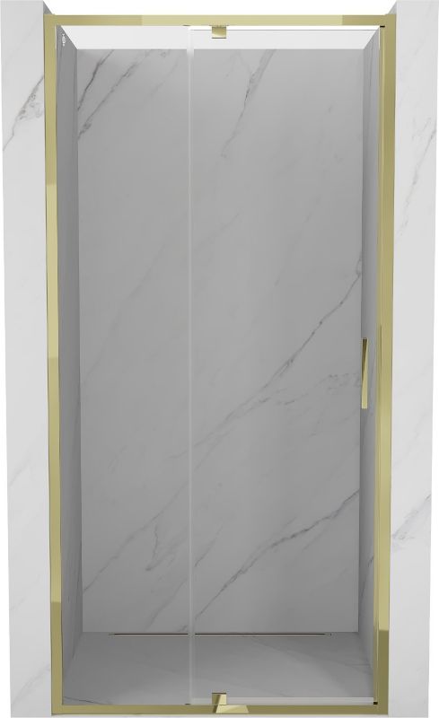 Drzwi prysznicowe uchylne Mexen Exo transparentne złote 110x200 cm 1 szt.