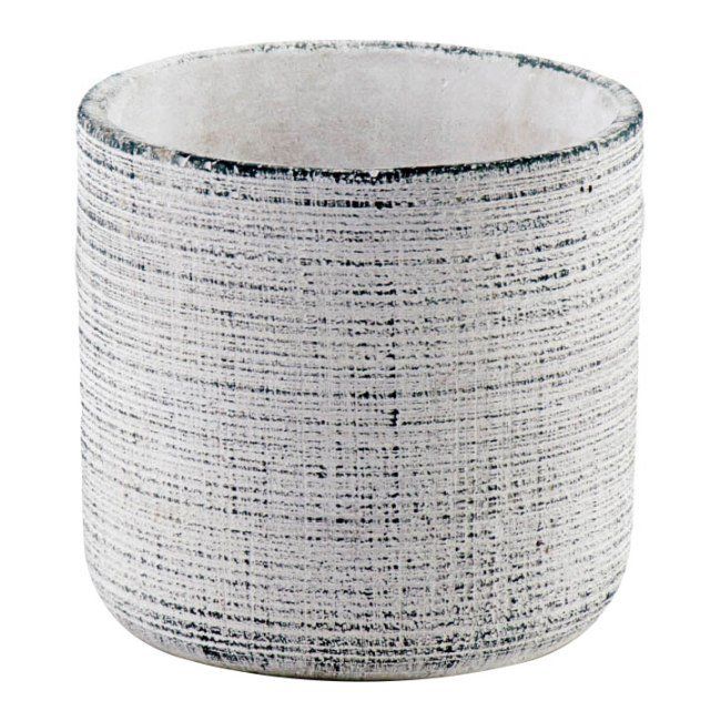 Osłonka doniczki 15 cm szara