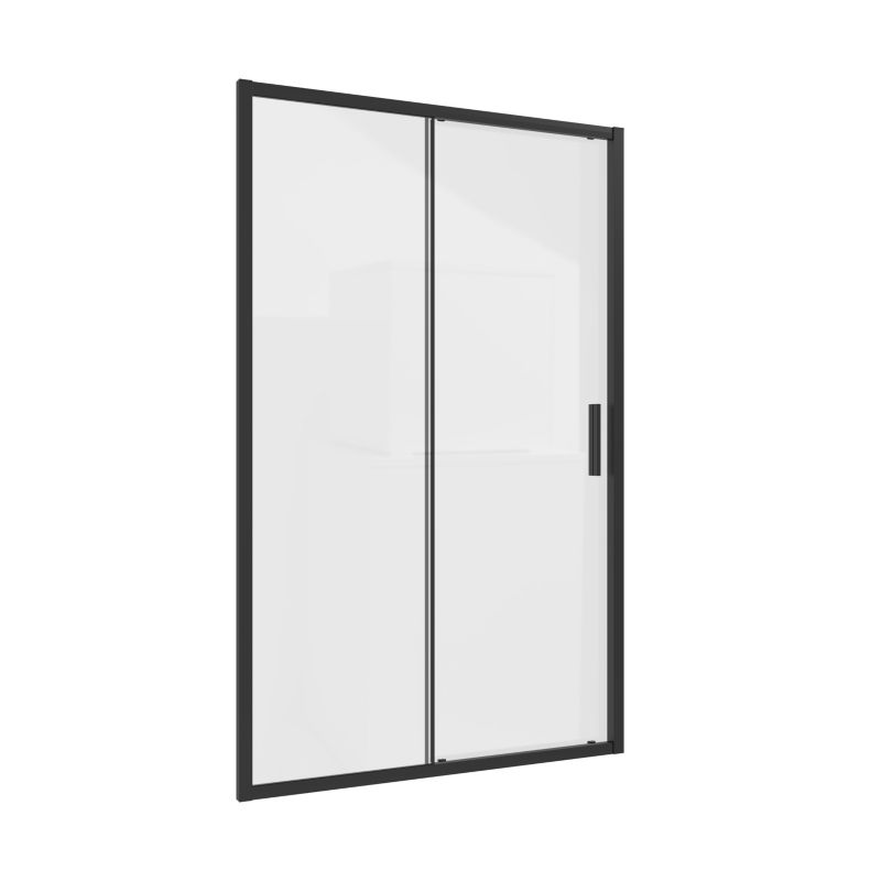 Drzwi prysznicowe Ravak Blix Slim BLSDP2 110 czarny szkło transparent 1szt