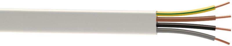 Kabel instalacyjny AKS Zielonka YDYp 4 x 1,5 mm2 1 mb