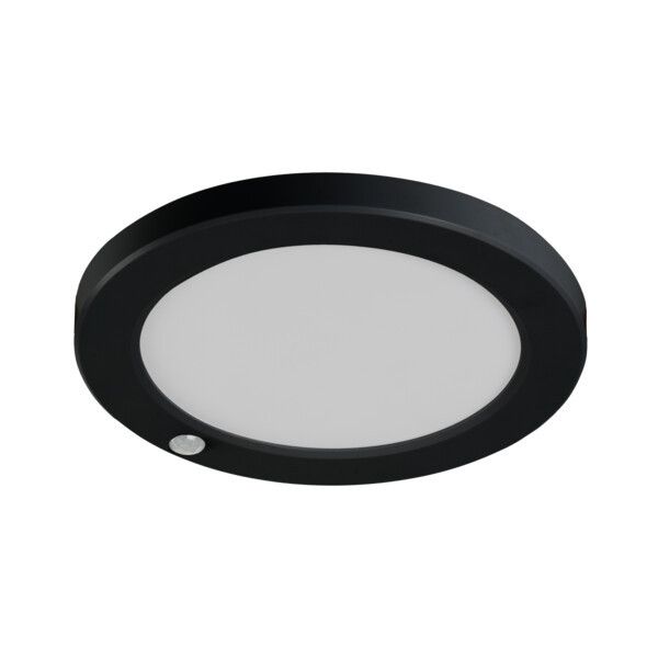 Plafon sufitowy lampa Kanlux Erga czarno-biały LED 17W 3000K-6500K 1600lm IP20 wym: 2 x 23 x 23 cm tworzywo sztuczne - 1 szt.