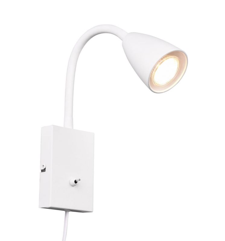 Kinkiet ścienny Trio Wanda biały 1 x GU10 x IP20 wym: 23,5 x 8,5 x 8,5 cm - 1 szt.