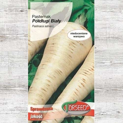 1 szt, Pasternak Półdługi Biały - Nasiona: Ilość w opakowaniu: 5 g