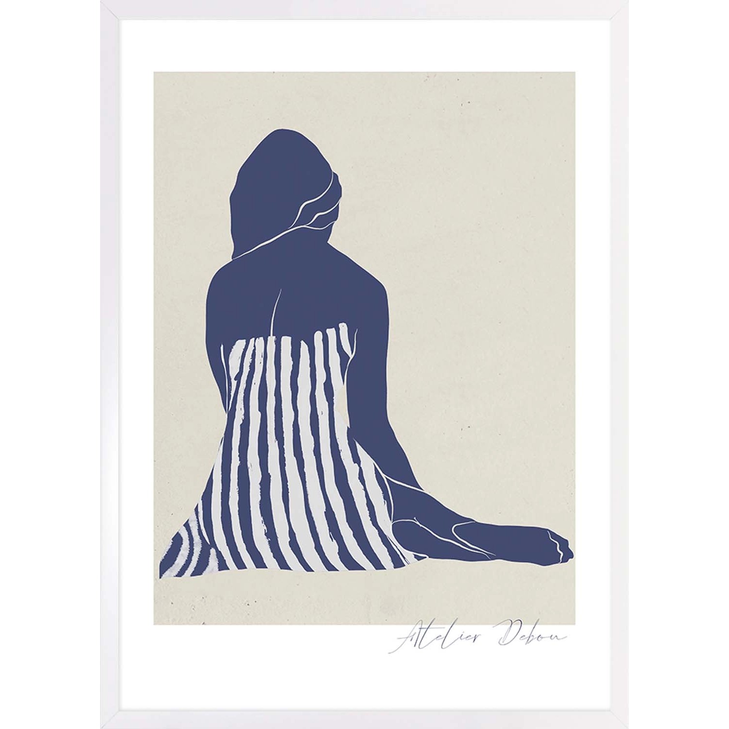 ARS LONGA Obraz PENSIVE WOMAN 53 x 73 cm