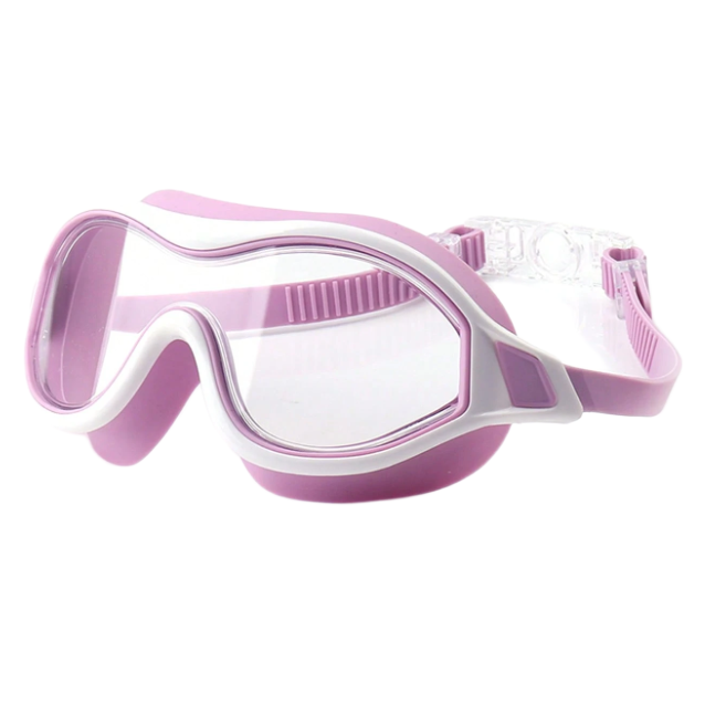 Okulary do pływania silikonowe fiolet NS