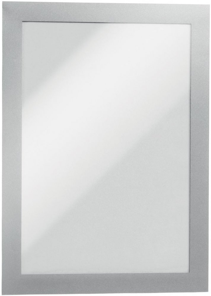 Ramka magnetyczna Durable Duraframe, samoprzylepna, A5, 2 sztuki, srebrny