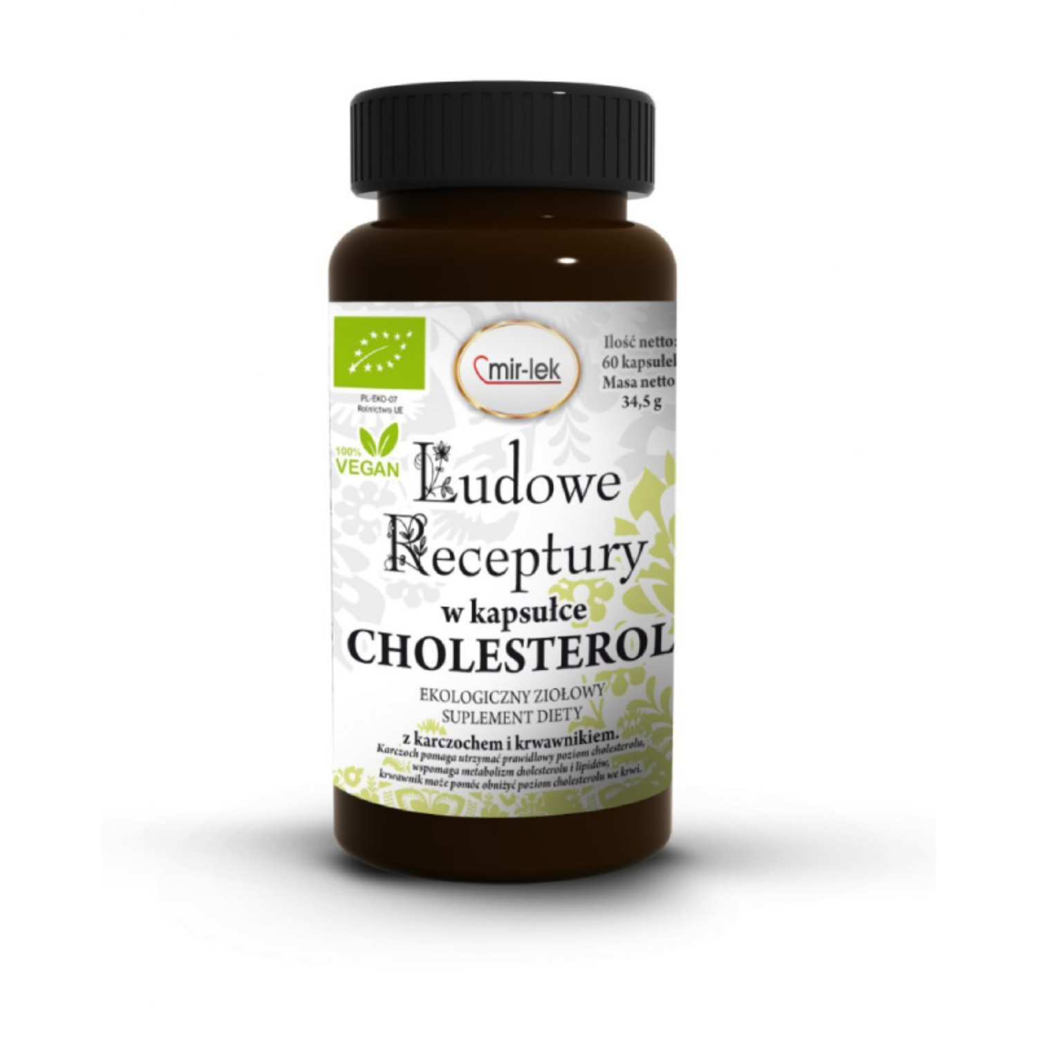 Ludowe receptury cholesterol, 60 kapsułek