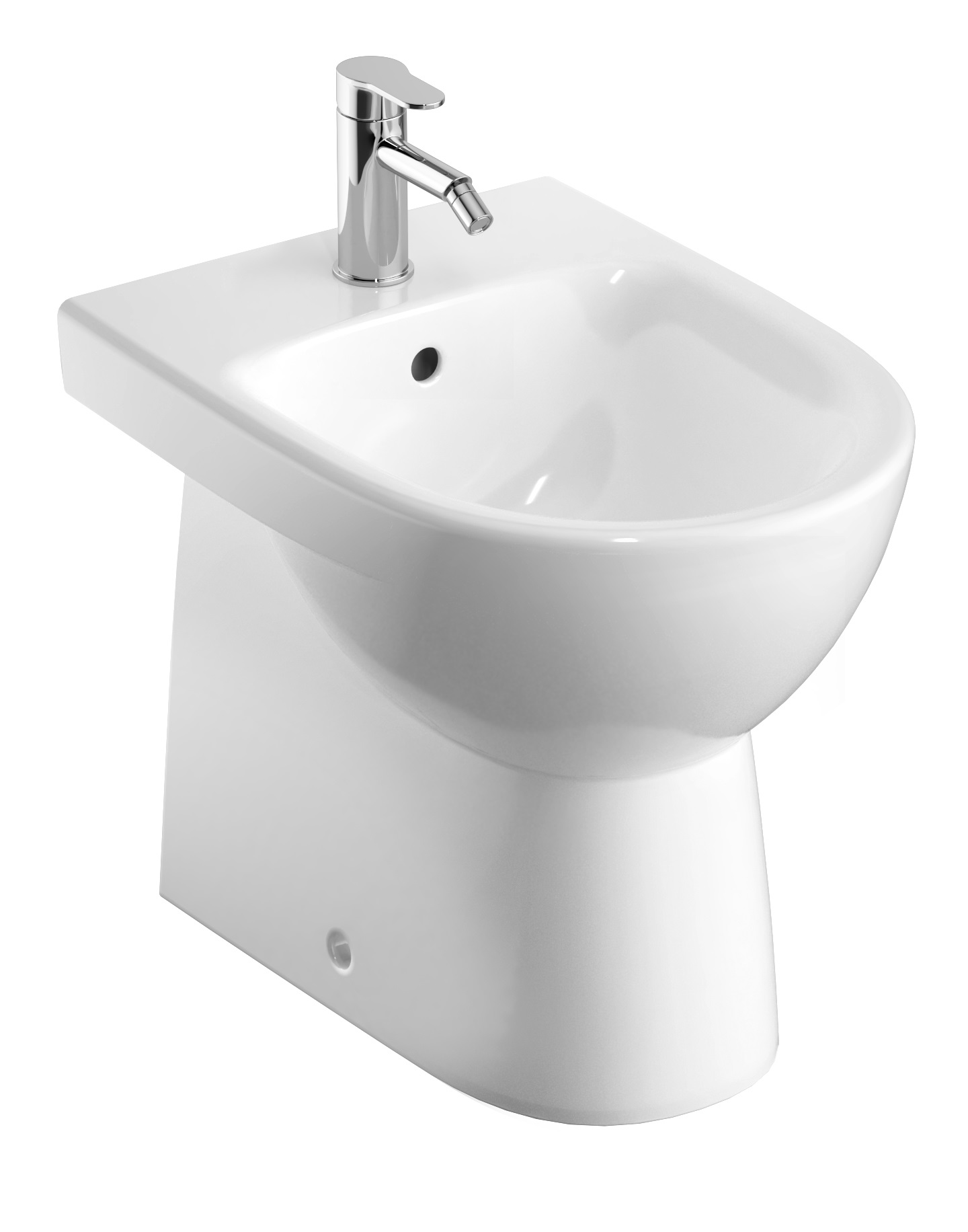 Geberit Selnova Compact bidet stojący biały 115.086.GH.1