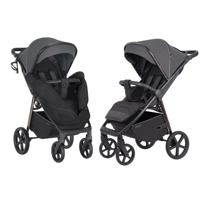 Carrello Bravo Plus 2024 - wózek spacerowy do 22 kg -Storm Grey