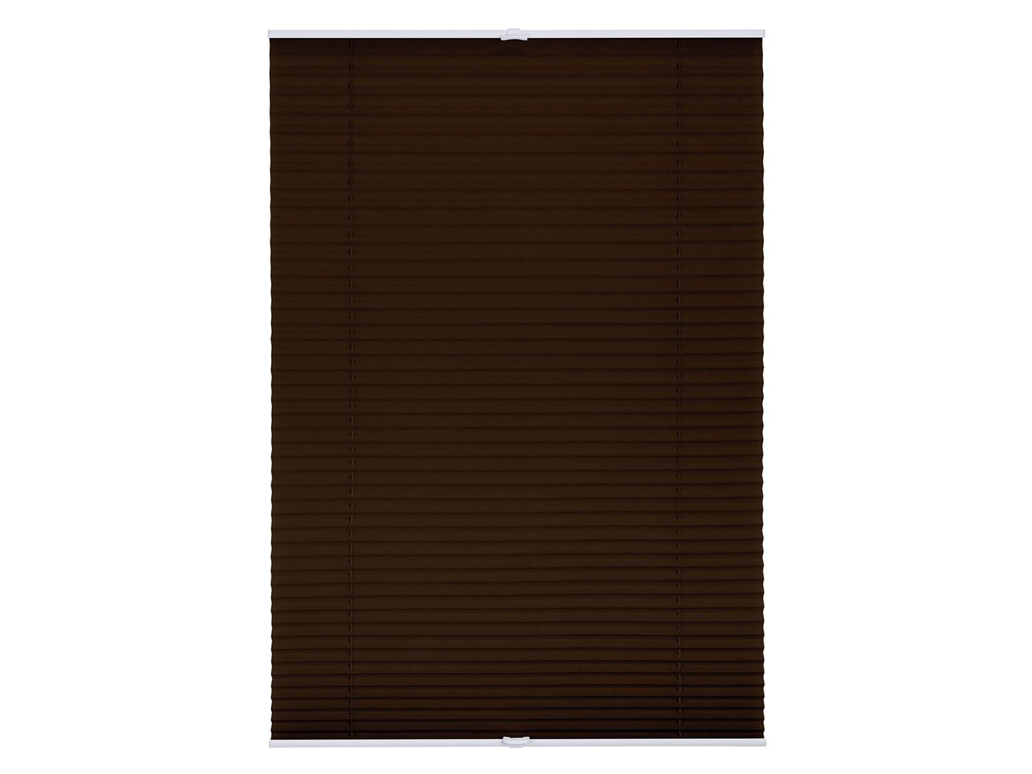 Lichtblick Roleta plisowana Klemmfix, bez wiercenia, od 45 x 130 cm Brązowy, 90x130 cm