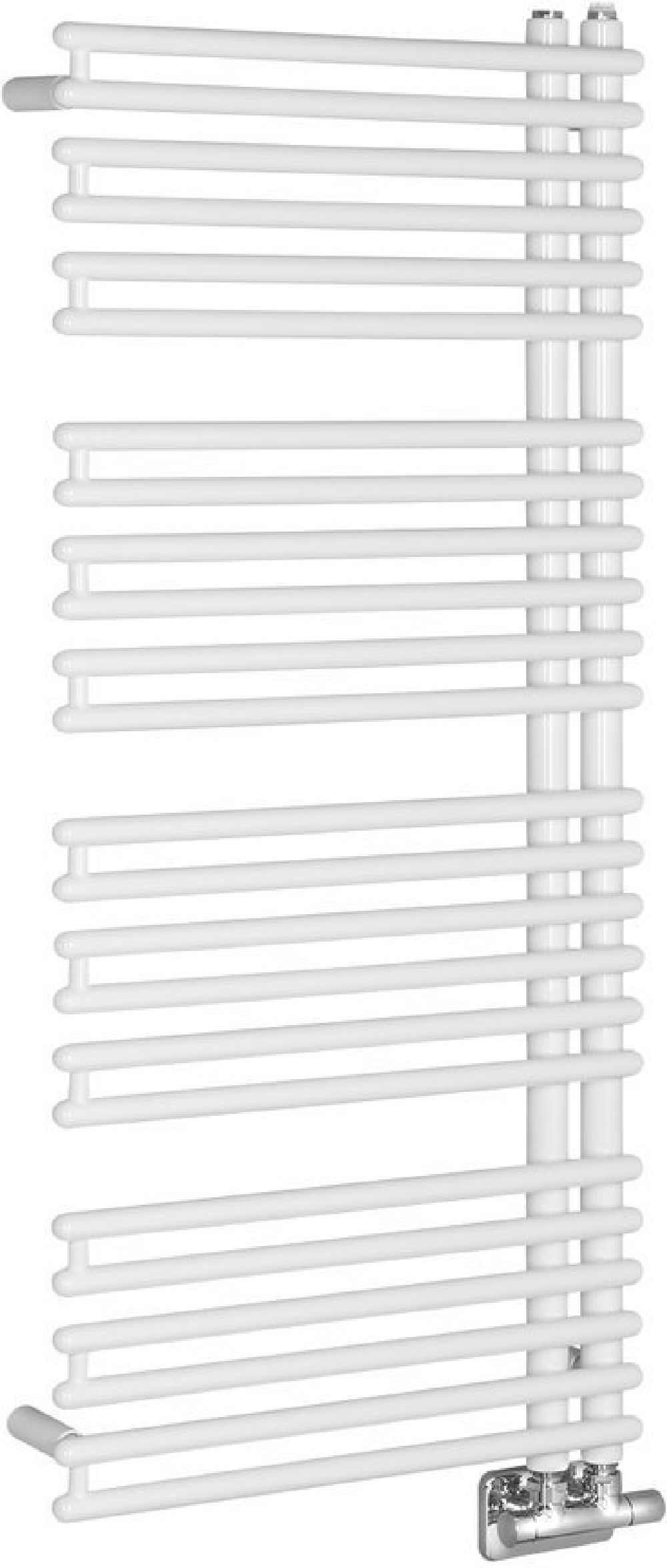 Darmowa Dostawa - Grzejnik łazienkowy drabinkowy 112.6x49.6 cm biały Aqualine Tubini DC300T