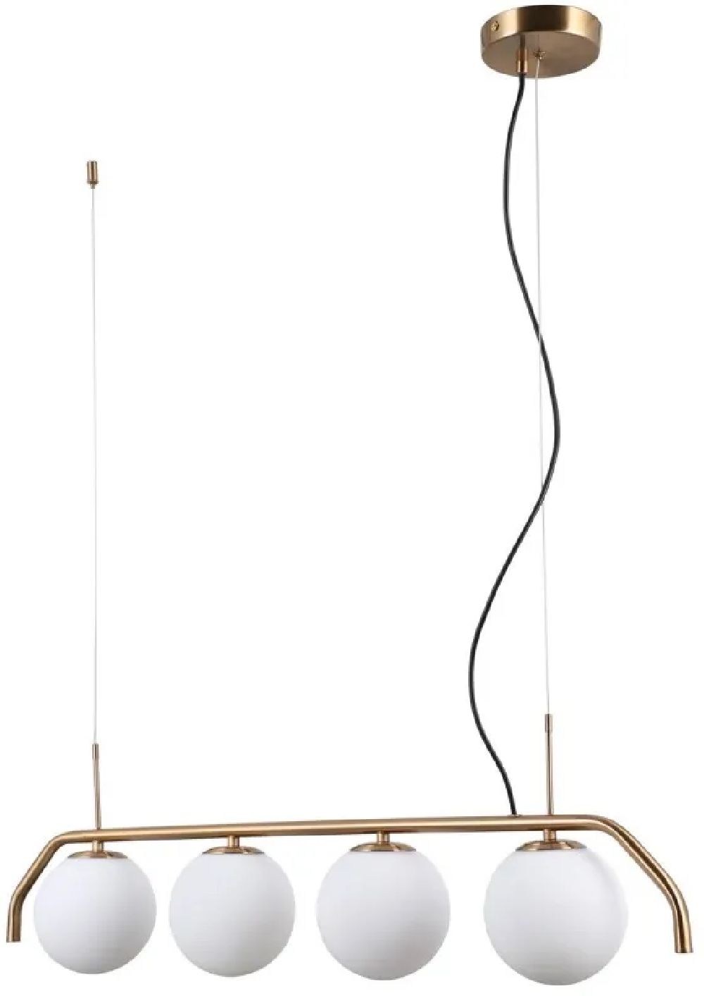 Darmowa Dostawa - Lampa wisząca 4x5 W mosiądz Italux Carimi PND33004HBR