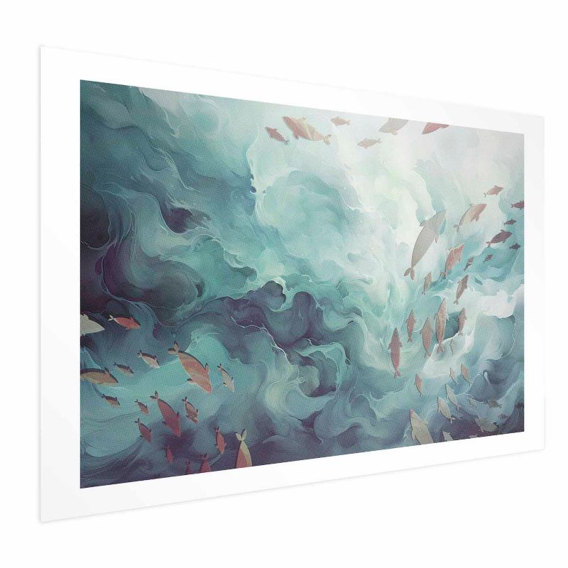 Plakat Artgeist Ryby w oceanie 30x21 cm bez ramy 1 szt