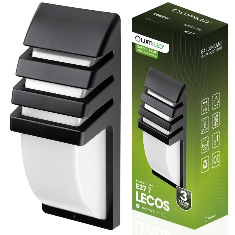 Lampa Ogrodowa Lumiled Kinkiet Elewacyjny E27 LED 35cm 1 szt.