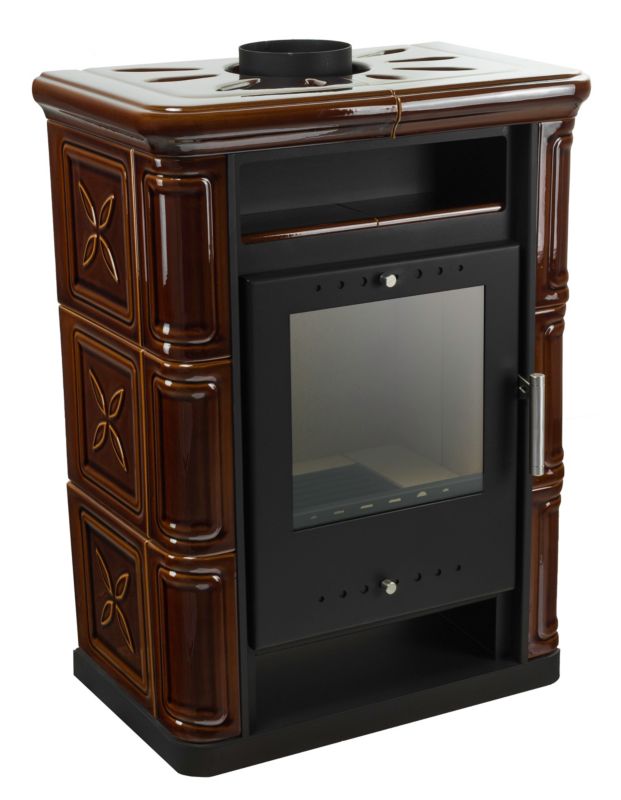 Piec kominkowy kaflowy Nordflam ARTA BRĄZ MPL 6 kW 1 szt.