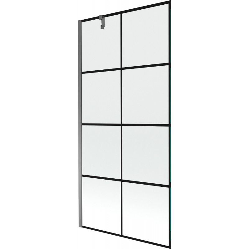 Parawan nawannowy 1-skrzydłowy Mexen Next czarny wzór 90 x 150 cm 1 szt.