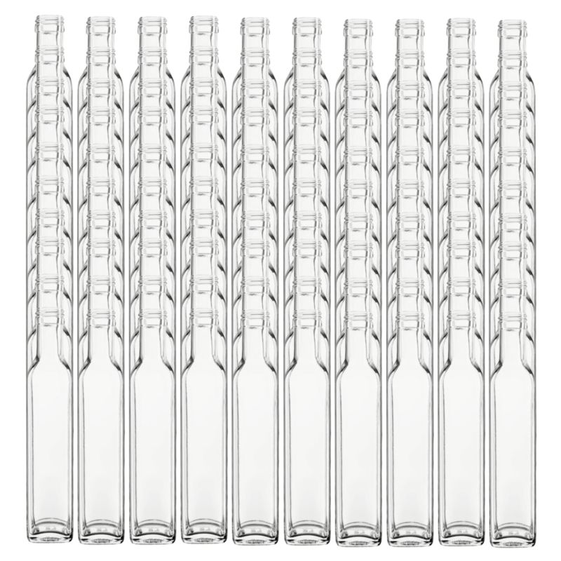 Butelki szklane MODO24 250 ml maraska kwadratowa na soki i oliwę fi 31 bez nakrętek 100 szt.