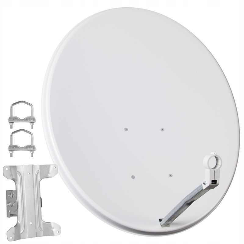 Antena satelitarna Corab 800SAE-J czasza 80cm biała 1 szt.