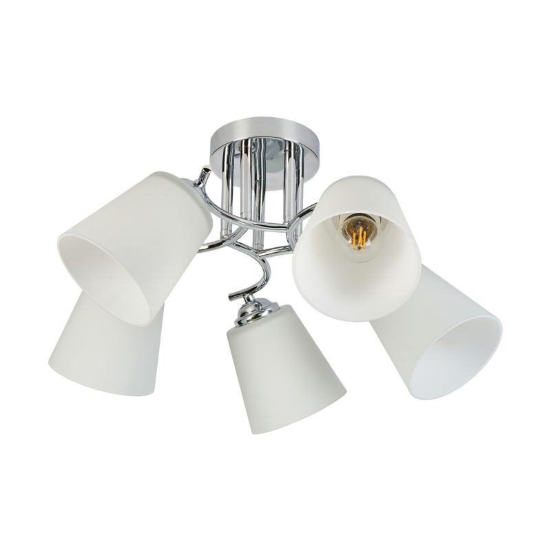 Lampa sufitowa Milagro Pafos 5 x E27 chrom