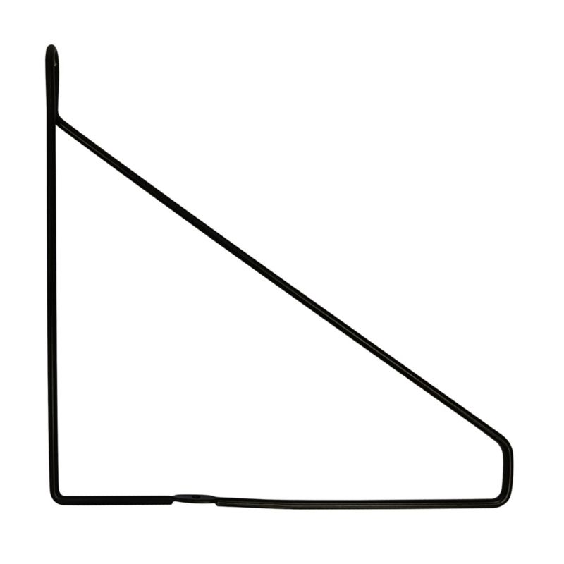 Wspornik GoodHome Arama 200 x 220 mm czarny