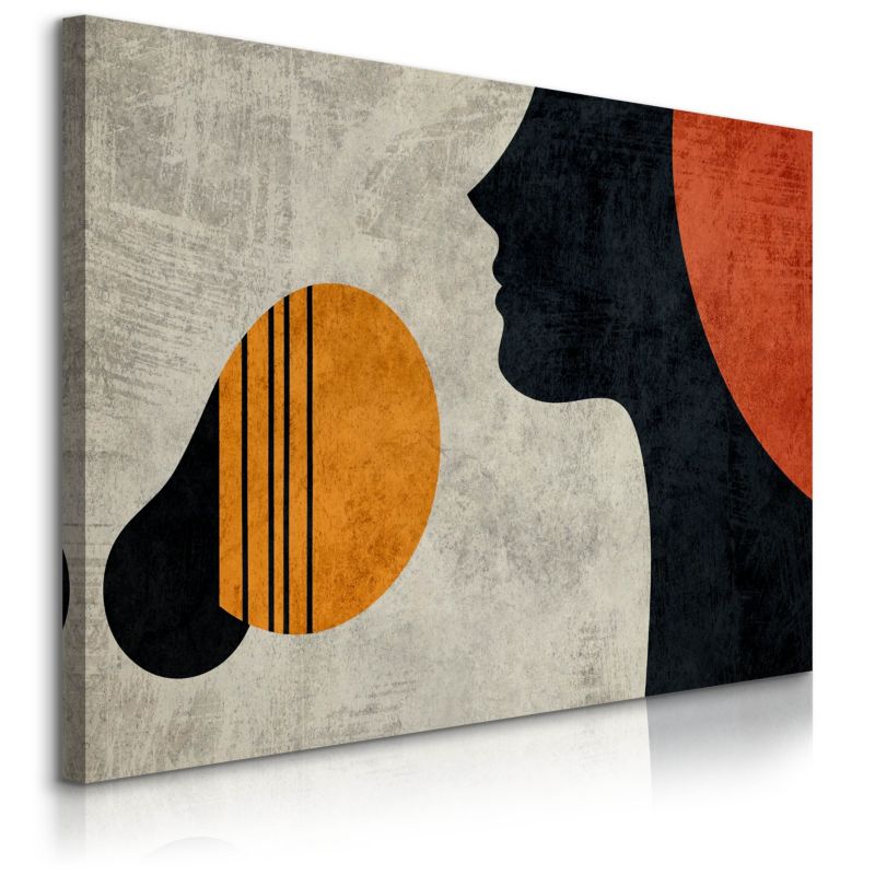 Obraz Muralo Abstrakcyjna Twarz Styl Boho Portret 70x50 cm 1 szt.